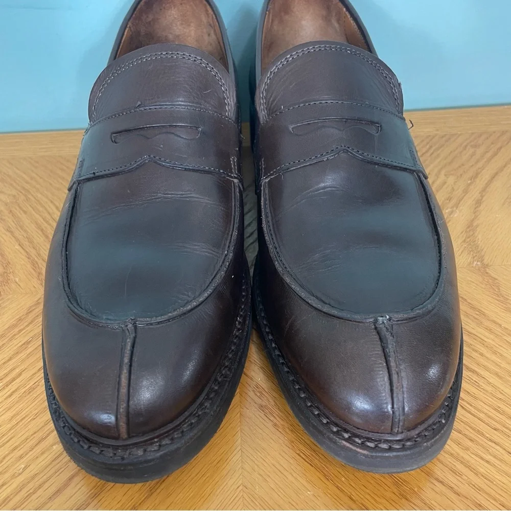Allen Edmonds Denali Penny Loafers Men Size 9 Chocolate Brown 5780